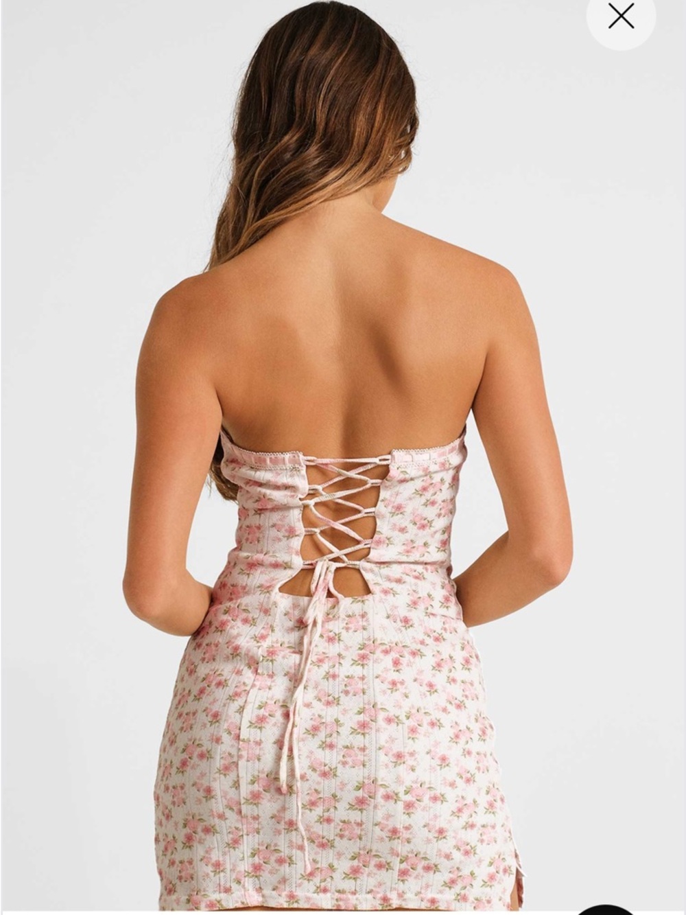 Blackbough Pink Floral Pointelle Dress and Bikini Set - Picture 8 of 11